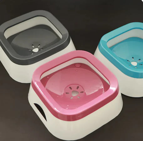 1000ml Anti-Splash Dog Water Bowl - Large Capacity